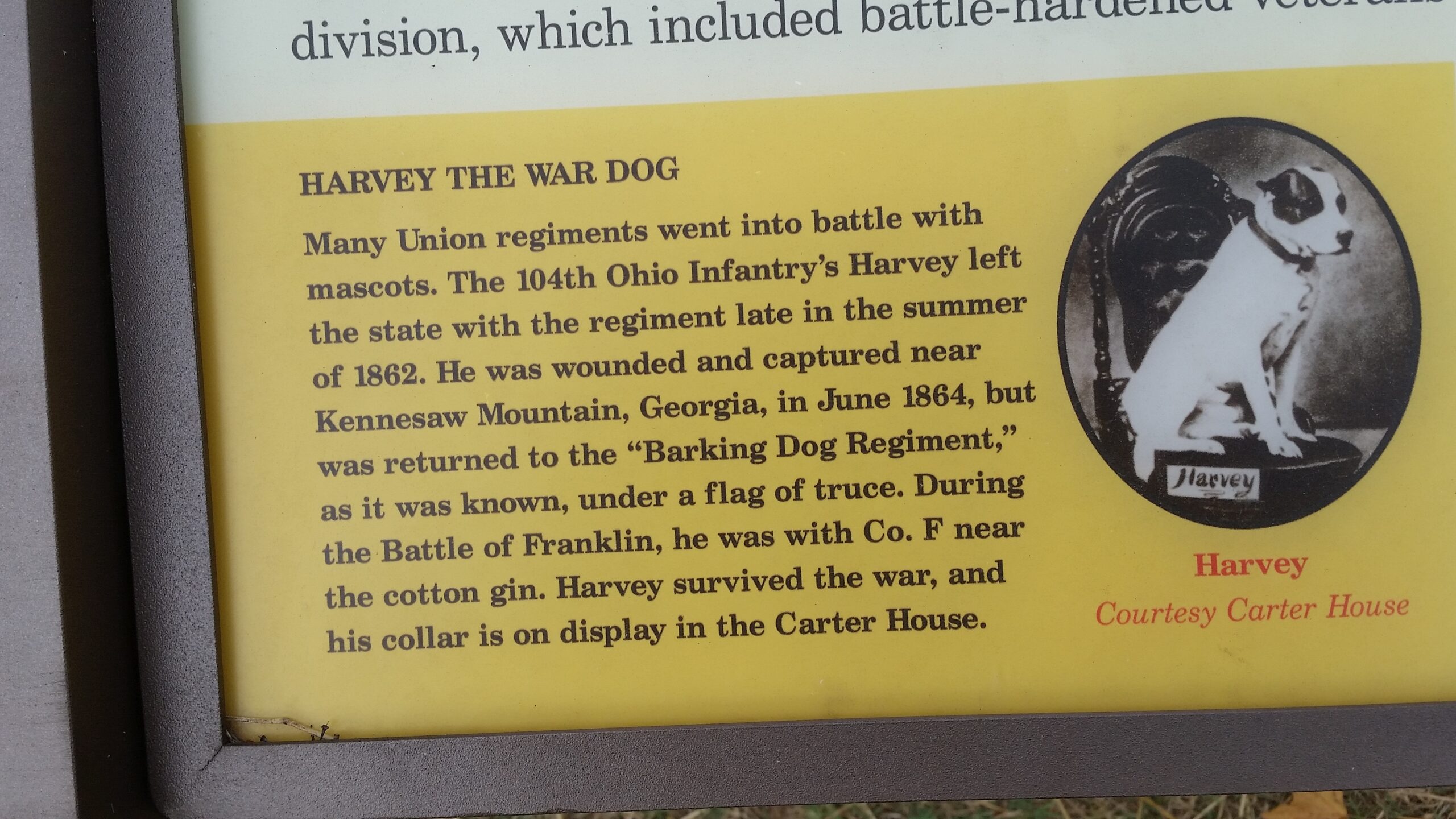 Franklin–Cotton Gin Harvey detail