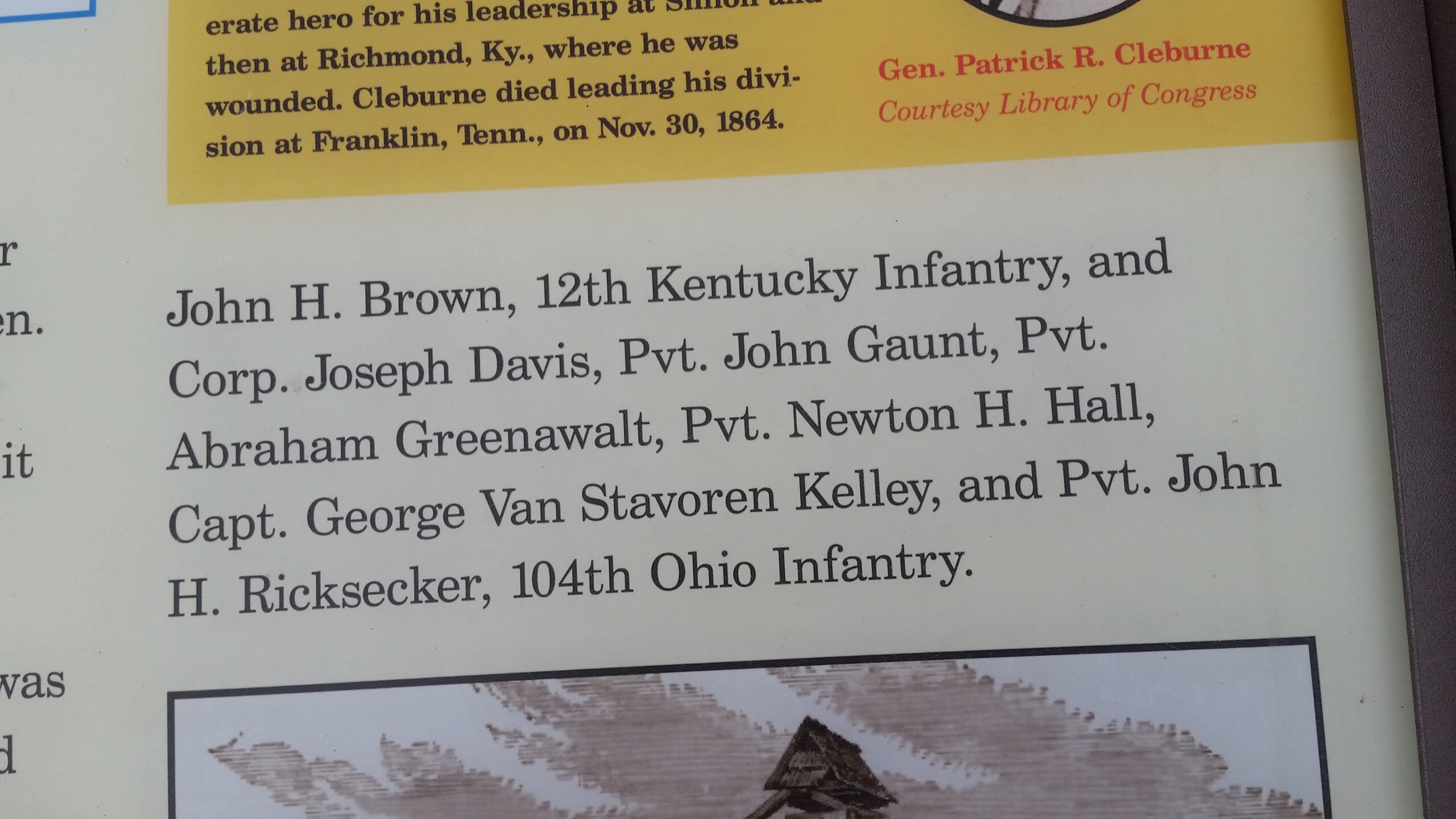 Franklin–Cotton Gin MOH detail