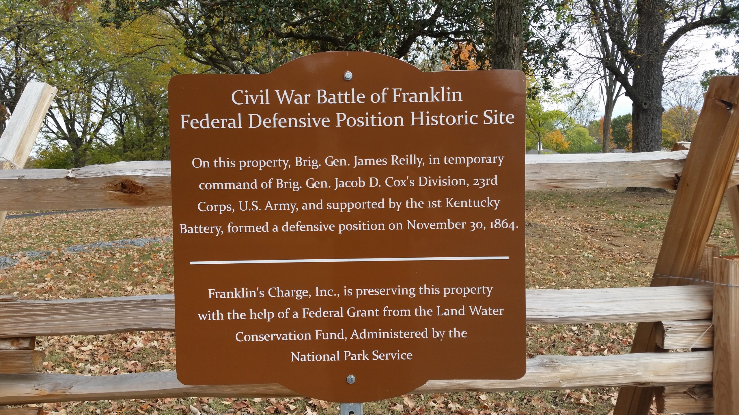 Franklin-Union position sign